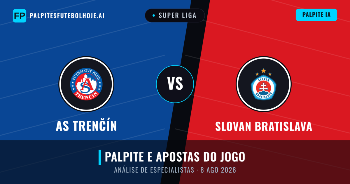 AS Trenčín vs Slovan Bratislava — prognóstico e prévia do jogo