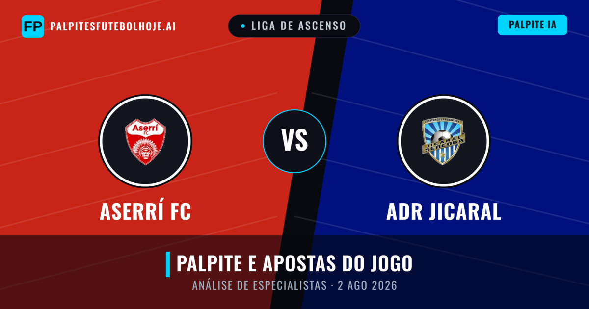 Aserrí FC vs ADR Jicaral — prognóstico e prévia do jogo