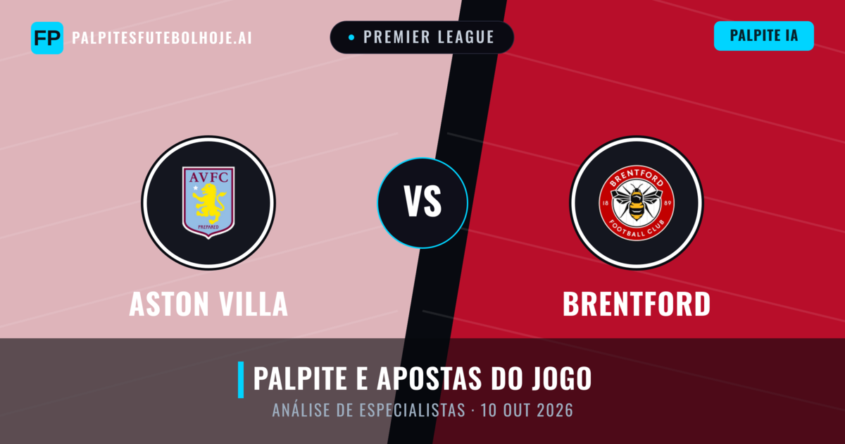 Aston Villa vs Brentford — prognóstico e prévia do jogo