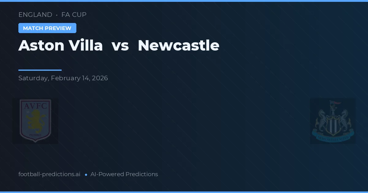 Aston Villa vs Newcastle — prognóstico e prévia do jogo