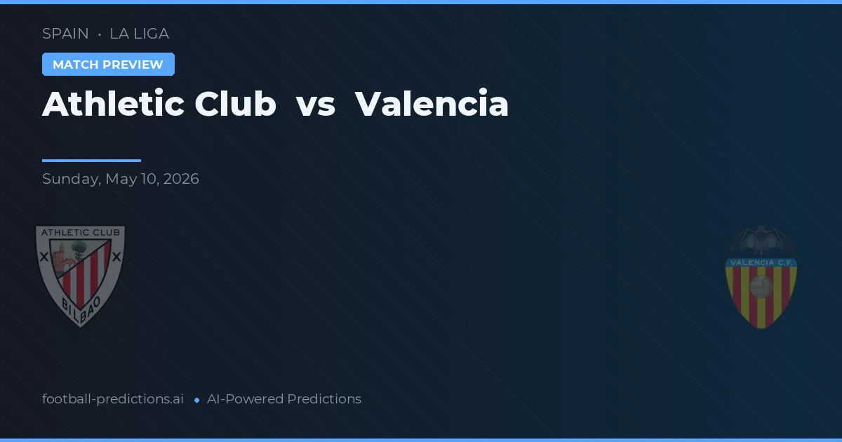 Athletic Bilbao vs Valência — prognóstico e prévia do jogo