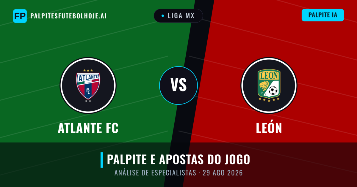 Atlante FC vs León — prognóstico e prévia do jogo