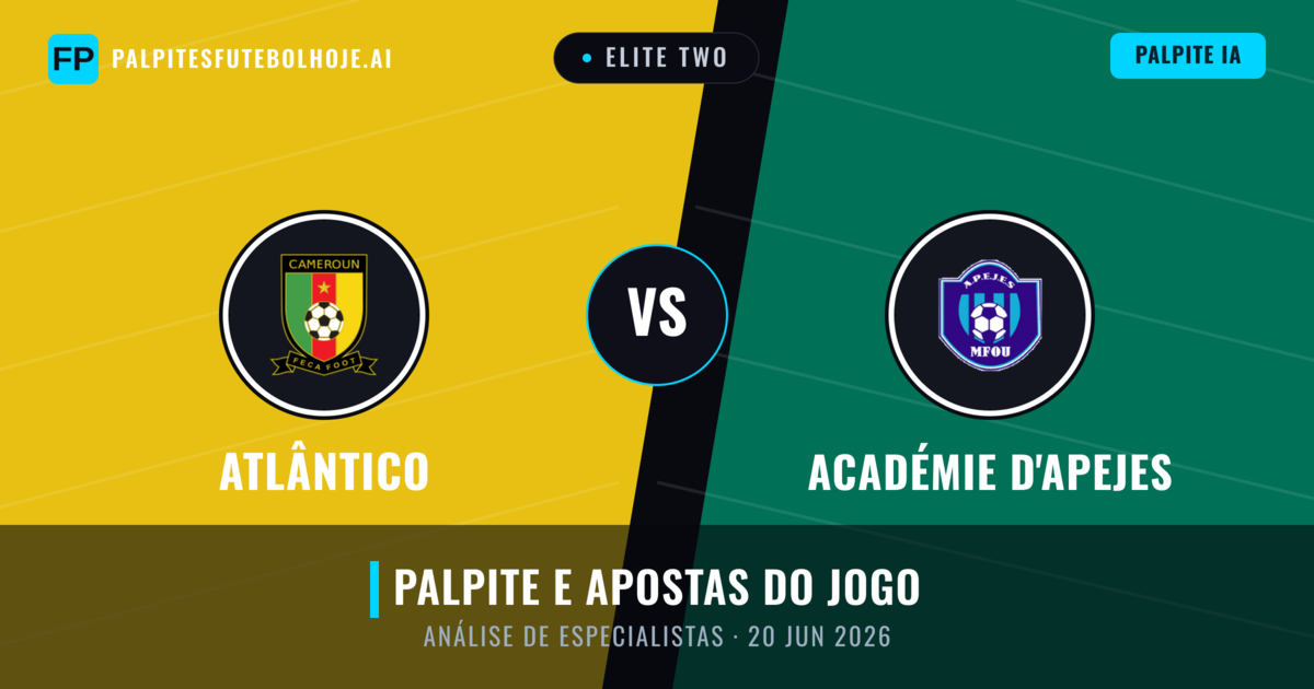 Atlântico vs Académie d'APEJES — prognóstico e prévia do jogo