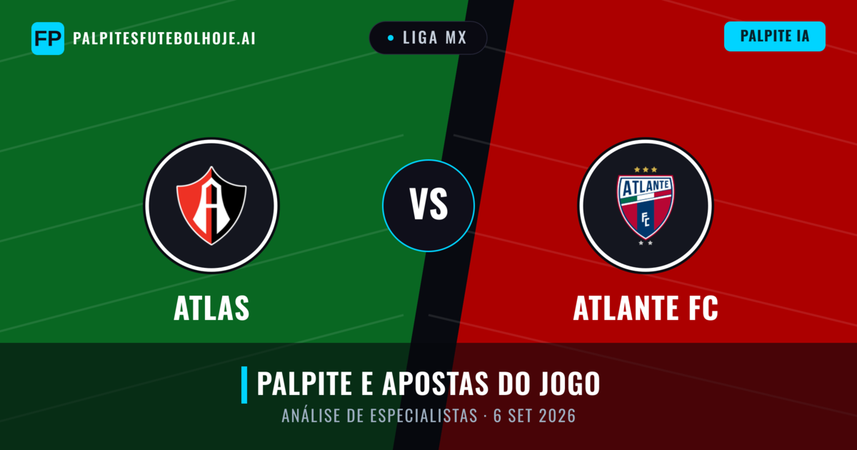 Atlas vs Atlante FC — prognóstico e prévia do jogo