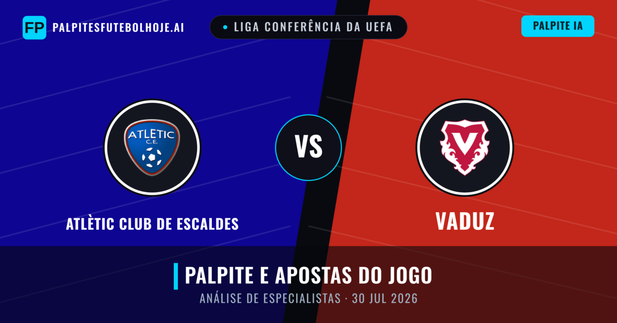 Atlètic Club de Escaldes vs Vaduz — prognóstico e prévia do jogo