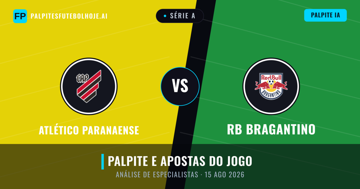 Atlético Paranaense vs RB Bragantino — prognóstico e prévia do jogo