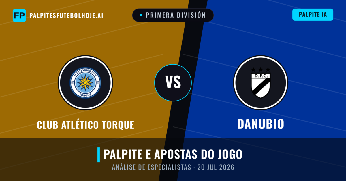 Club Atlético Torque vs Danubio — prognóstico e prévia do jogo
