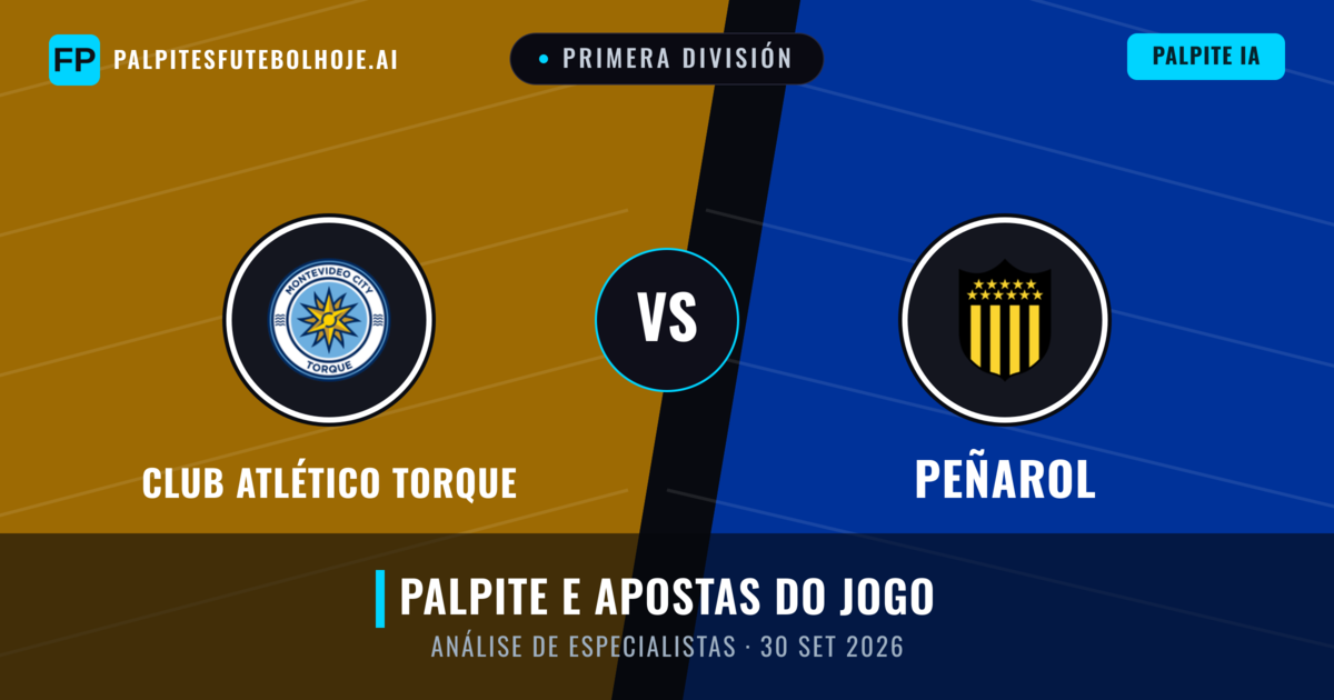 Club Atlético Torque vs Peñarol — prognóstico e prévia do jogo