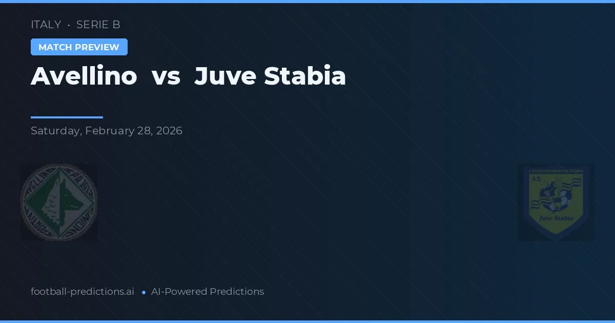 Avellino vs Juventus Stabia — prognóstico e prévia do jogo