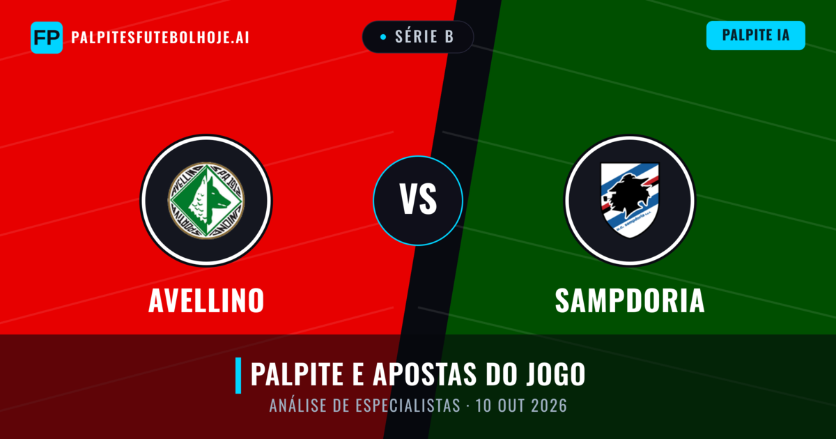Avellino vs Sampdoria — prognóstico e prévia do jogo