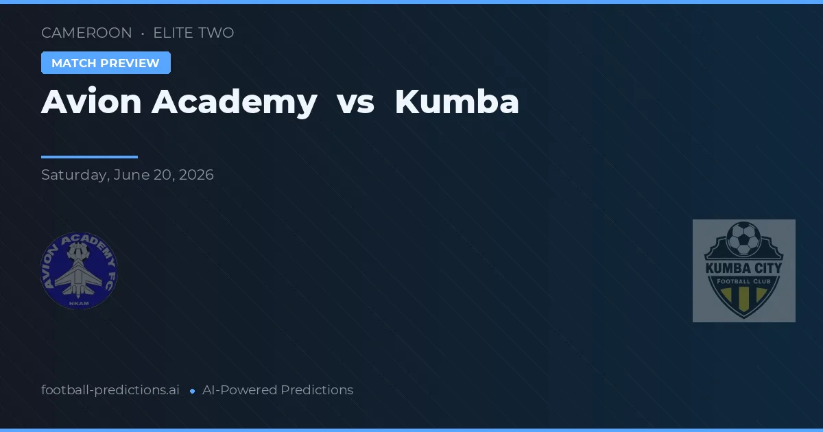 Académie d'Avion vs Kumba — prognóstico e prévia do jogo