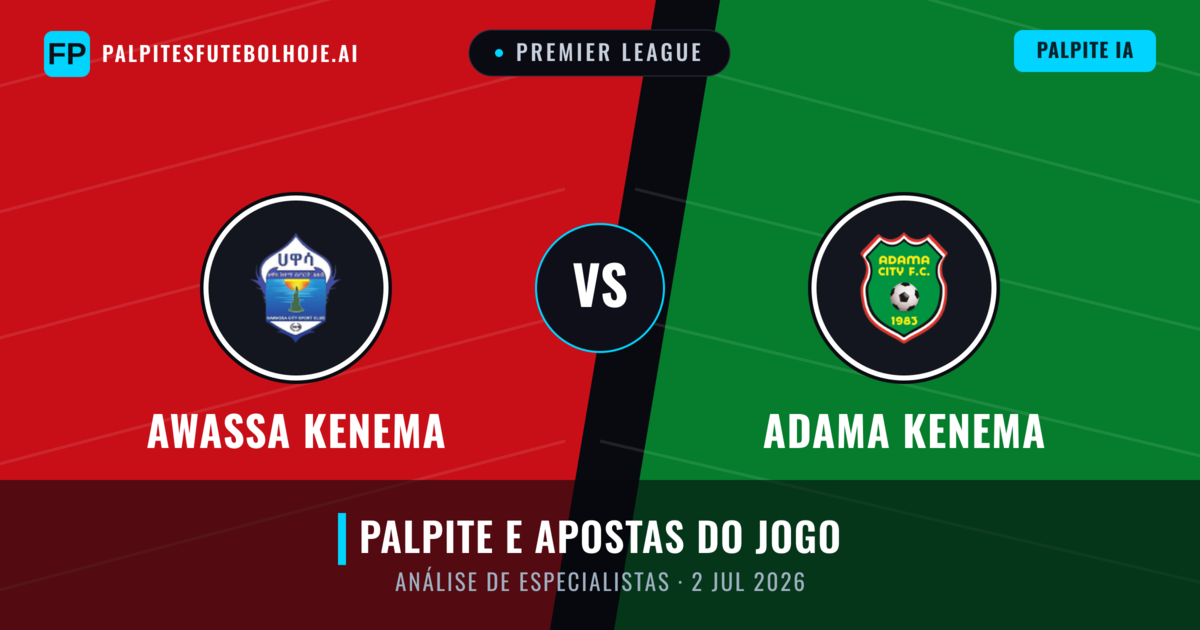 Awassa Kenema vs Adama Kenema — prognóstico e prévia do jogo