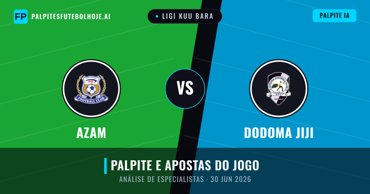 Azam vs Dodoma Jiji — prognóstico e prévia do jogo