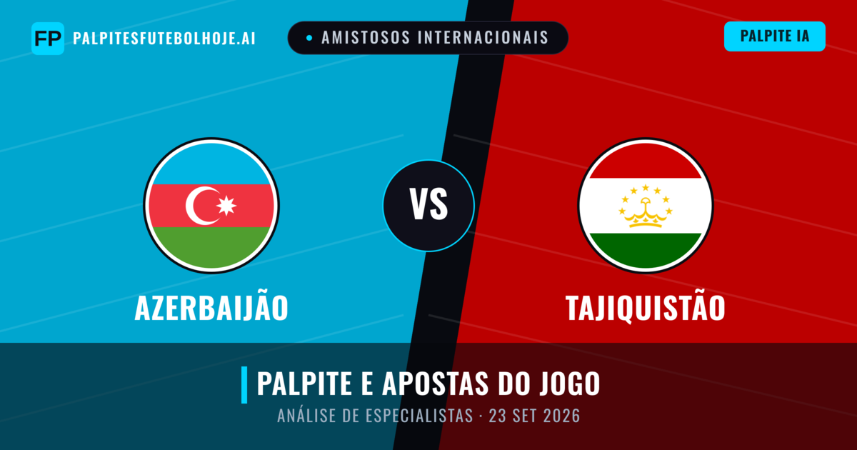 Azerbaijão vs Tajiquistão — prognóstico e prévia do jogo
