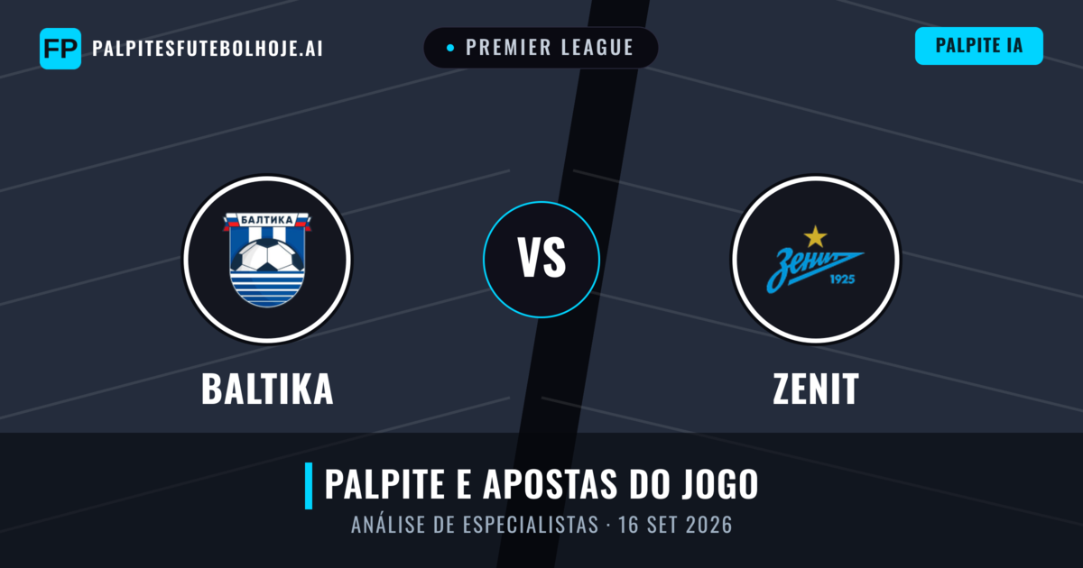 Baltika vs Zenit — prognóstico e prévia do jogo
