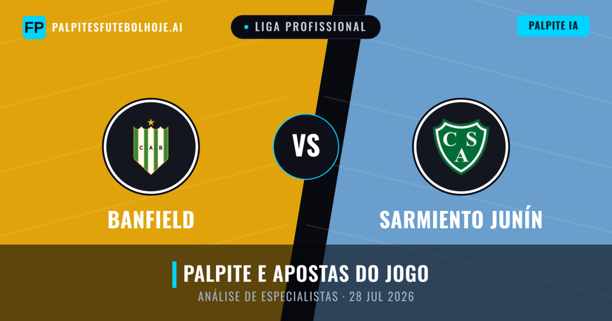 Banfield vs Sarmiento Junín — prognóstico e prévia do jogo