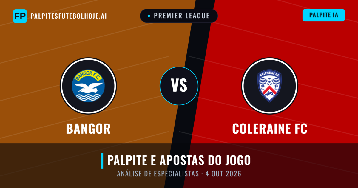 Bangor vs Coleraine FC — prognóstico e prévia do jogo