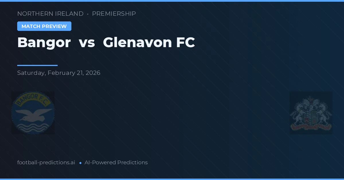Bangor vs Glenavon FC — prognóstico e prévia do jogo