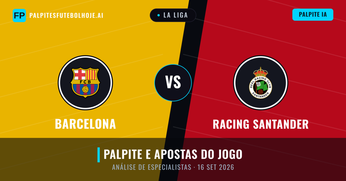Barcelona vs Racing Santander — prognóstico e prévia do jogo
