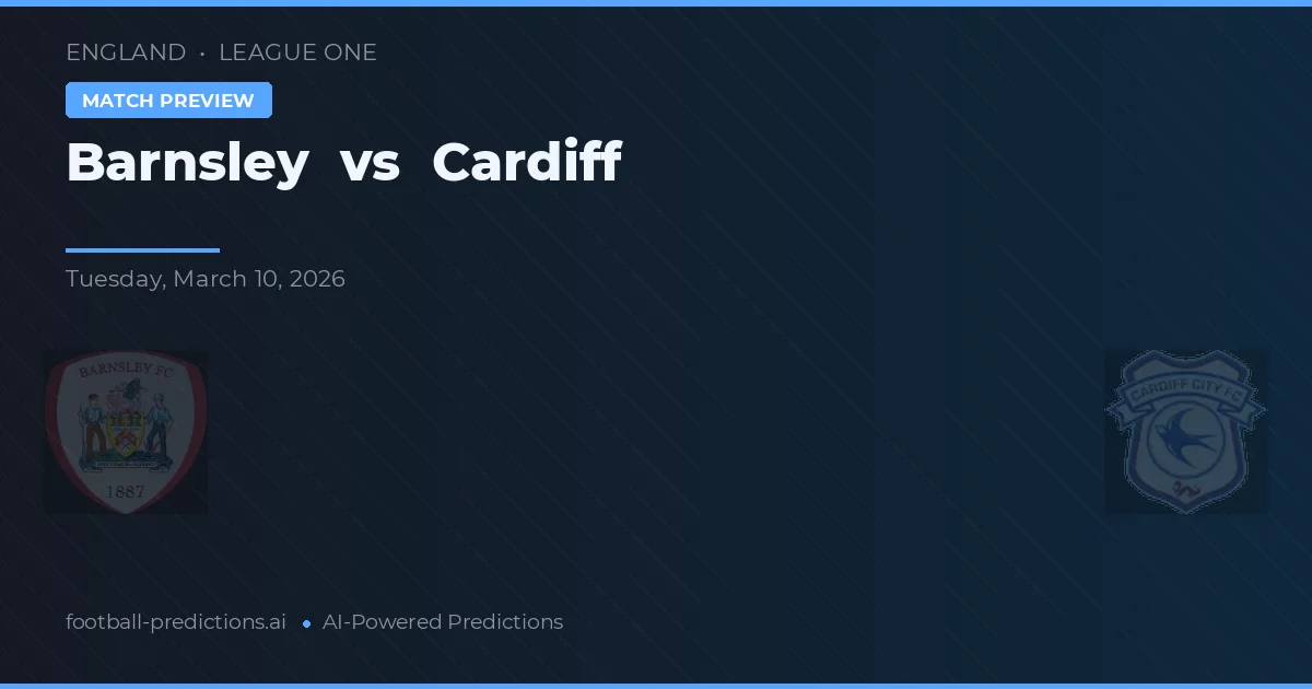 Barnsley vs Cardiff — prognóstico e prévia do jogo