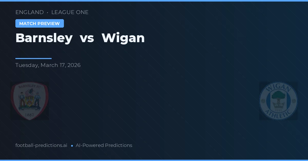 Barnsley vs Wigan — prognóstico e prévia do jogo