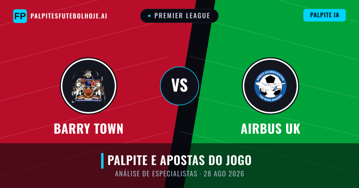 Barry Town vs Airbus UK — prognóstico e prévia do jogo
