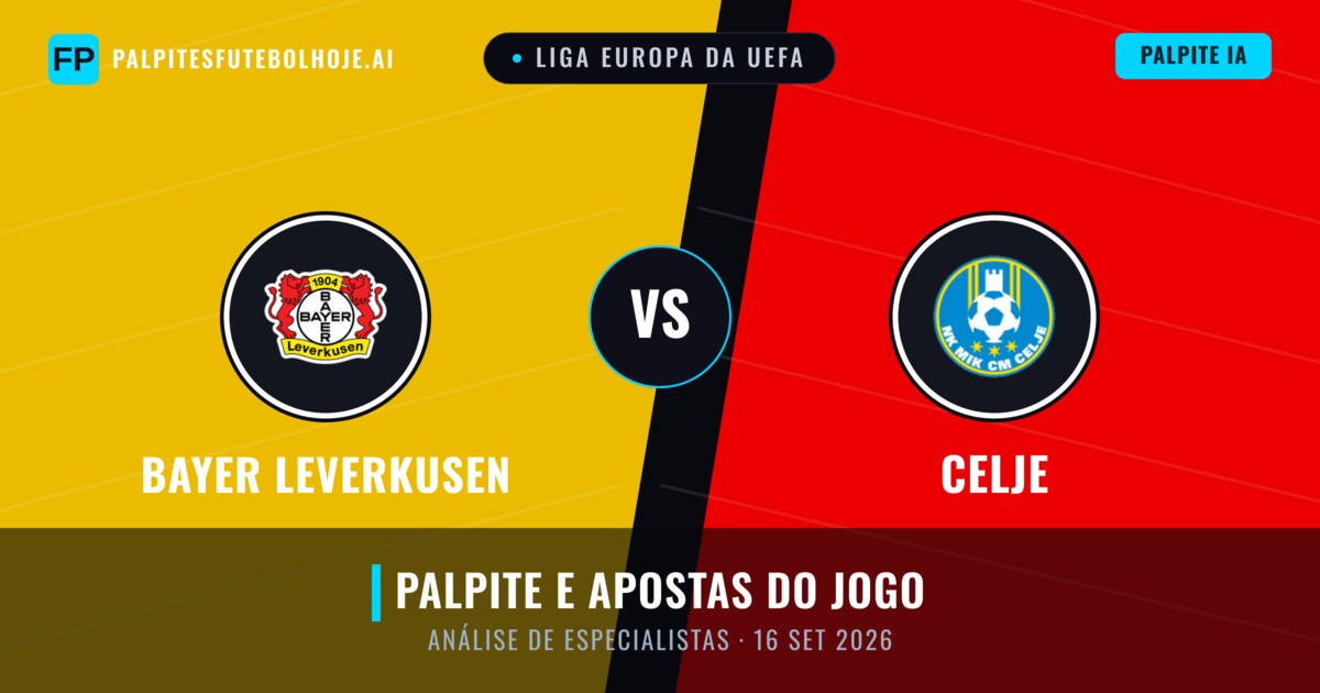 Bayer Leverkusen vs Celje — prognóstico e prévia do jogo