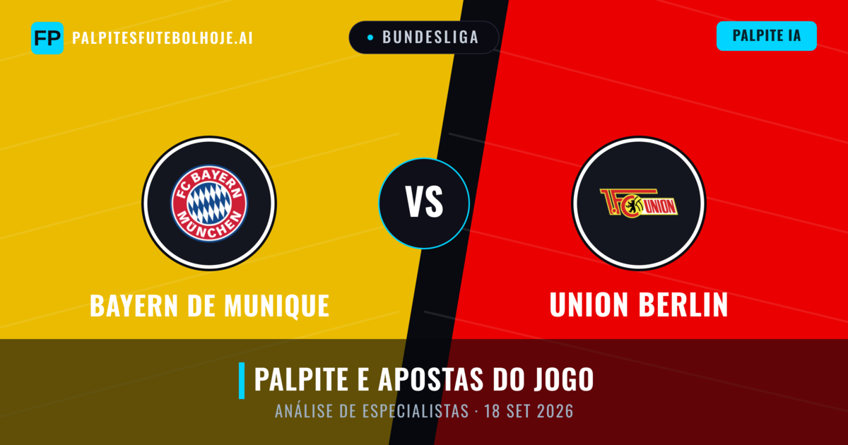 Bayern de Munique vs Union Berlin — prognóstico e prévia do jogo