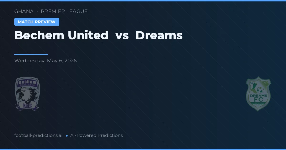 Bechem United vs Dreams — prognóstico e prévia do jogo