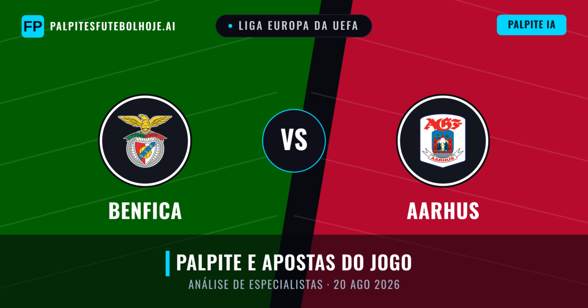 Benfica vs Aarhus — prognóstico e prévia do jogo