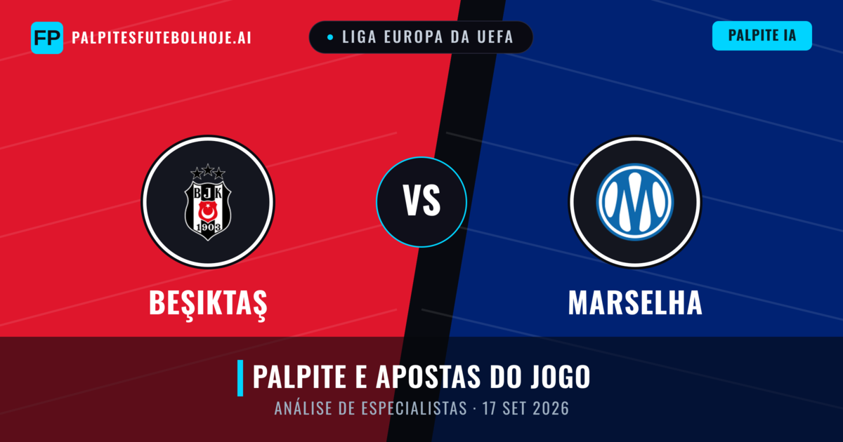 Beşiktaş vs Marselha — prognóstico e prévia do jogo