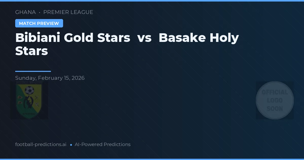Bibiani Gold Stars vs Basake Holy Stars — prognóstico e prévia do jogo