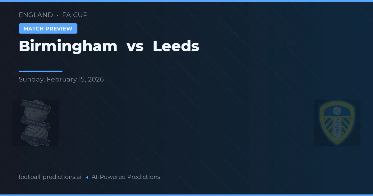 Birmingham vs Leeds — prognóstico e prévia do jogo