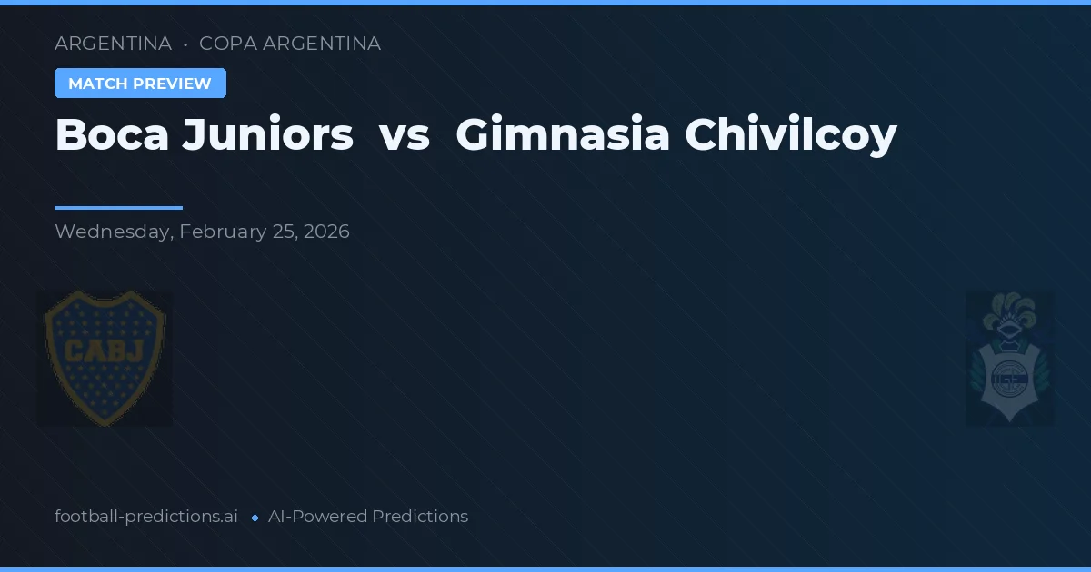 Boca Juniors vs Gimnasia Chivilcoy — prognóstico e prévia do jogo