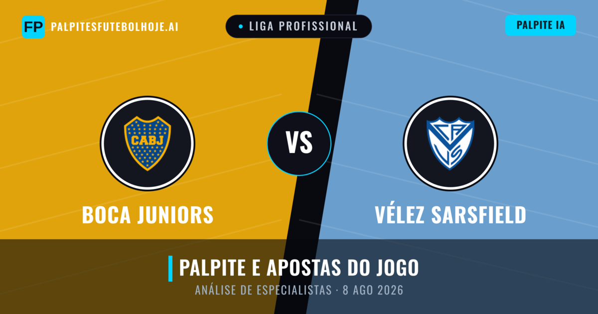 Boca Juniors vs Vélez Sarsfield — prognóstico e prévia do jogo