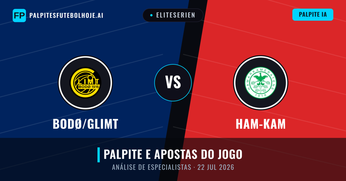 Bodø/Glimt vs Ham-Kam — prognóstico e prévia do jogo