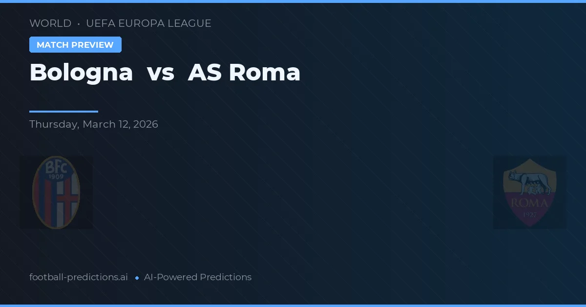 Bologna vs AS Roma — prognóstico e prévia do jogo