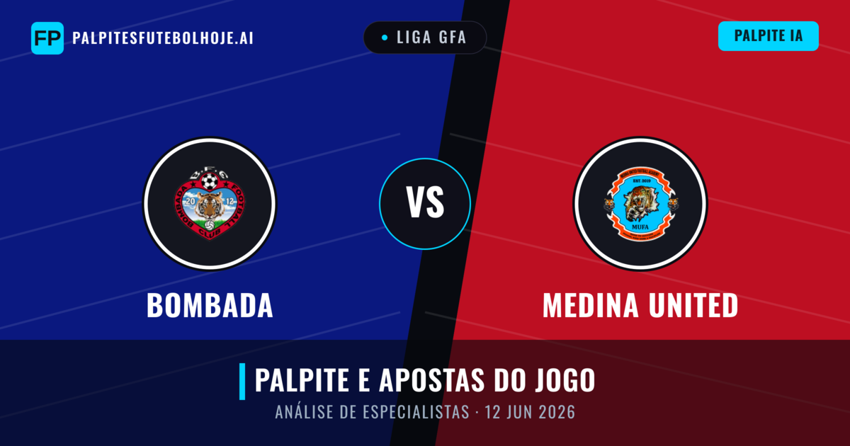 Bombada vs Medina United — prognóstico e prévia do jogo