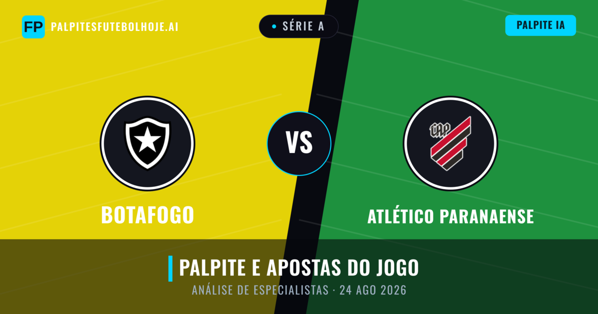Botafogo vs Atlético Paranaense — prognóstico e prévia do jogo