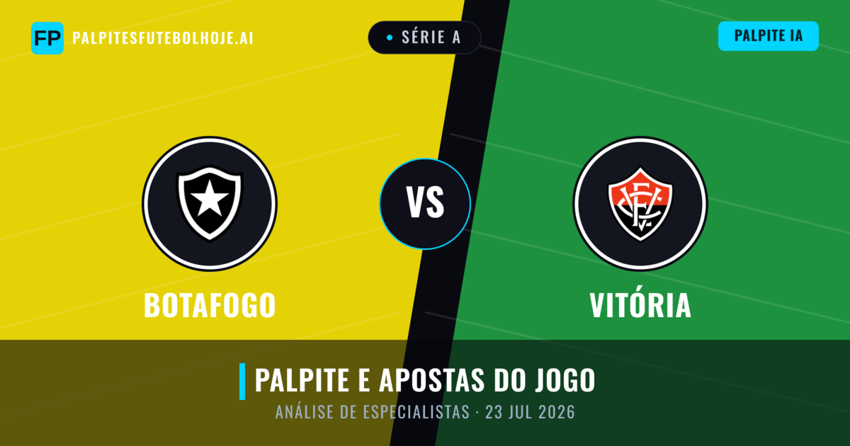Botafogo vs Vitória — prognóstico e prévia do jogo