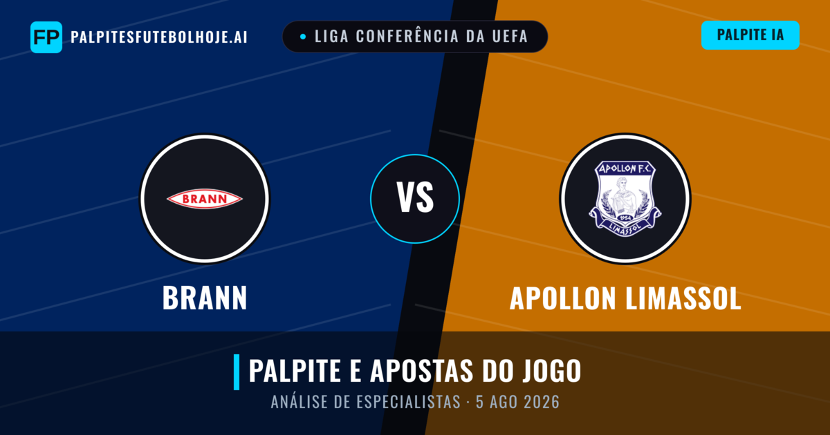 Brann vs Apollon Limassol — prognóstico e prévia do jogo
