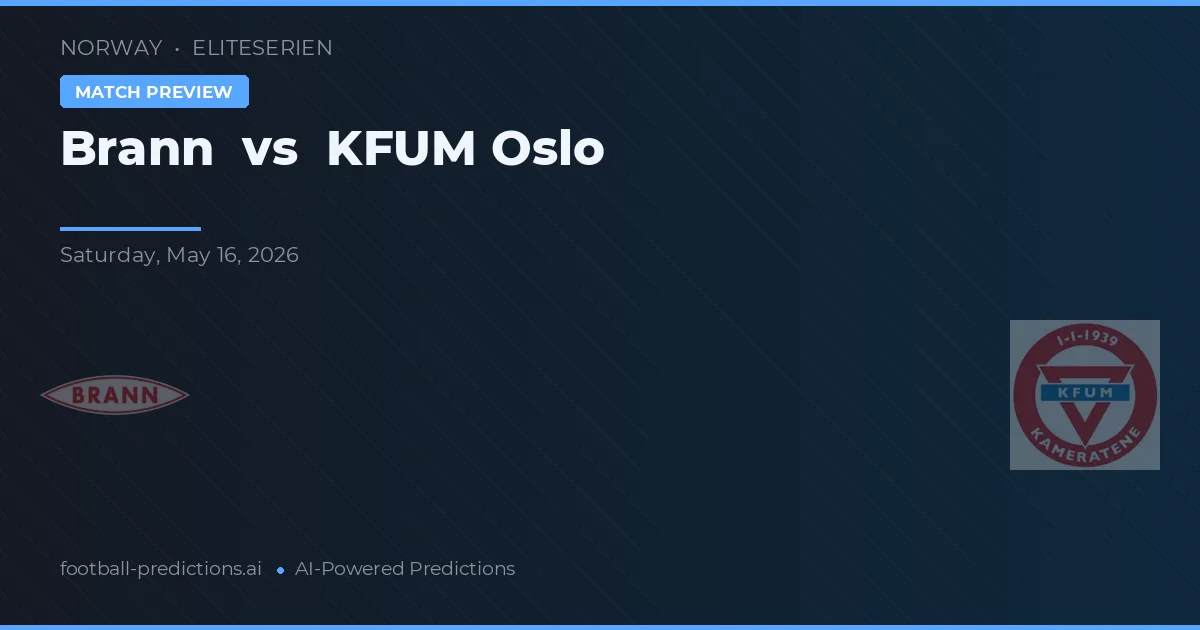 Brann vs KFUM Oslo — prognóstico e prévia do jogo