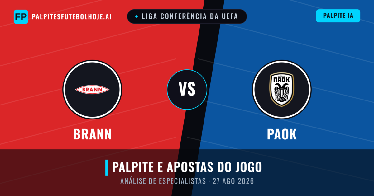 Brann vs PAOK — prognóstico e prévia do jogo