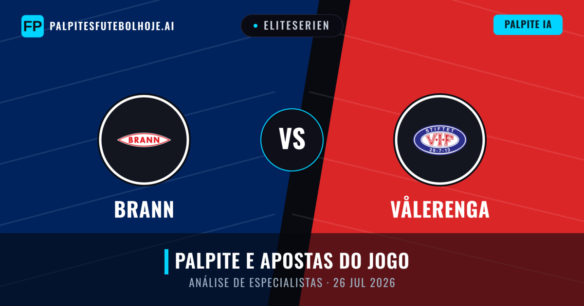 Brann vs Vålerenga — prognóstico e prévia do jogo
