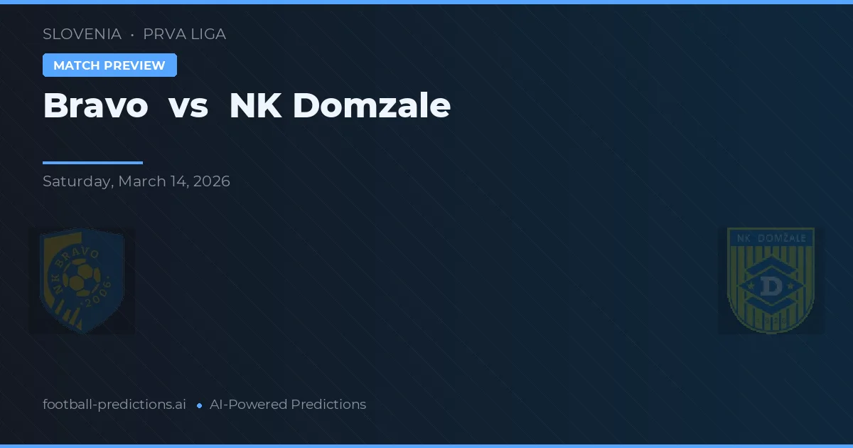 Bravo vs NK Domžale — prognóstico e prévia do jogo