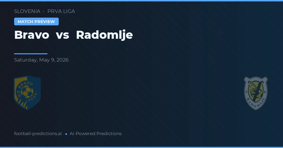 Bravo vs Radomlje — prognóstico e prévia do jogo