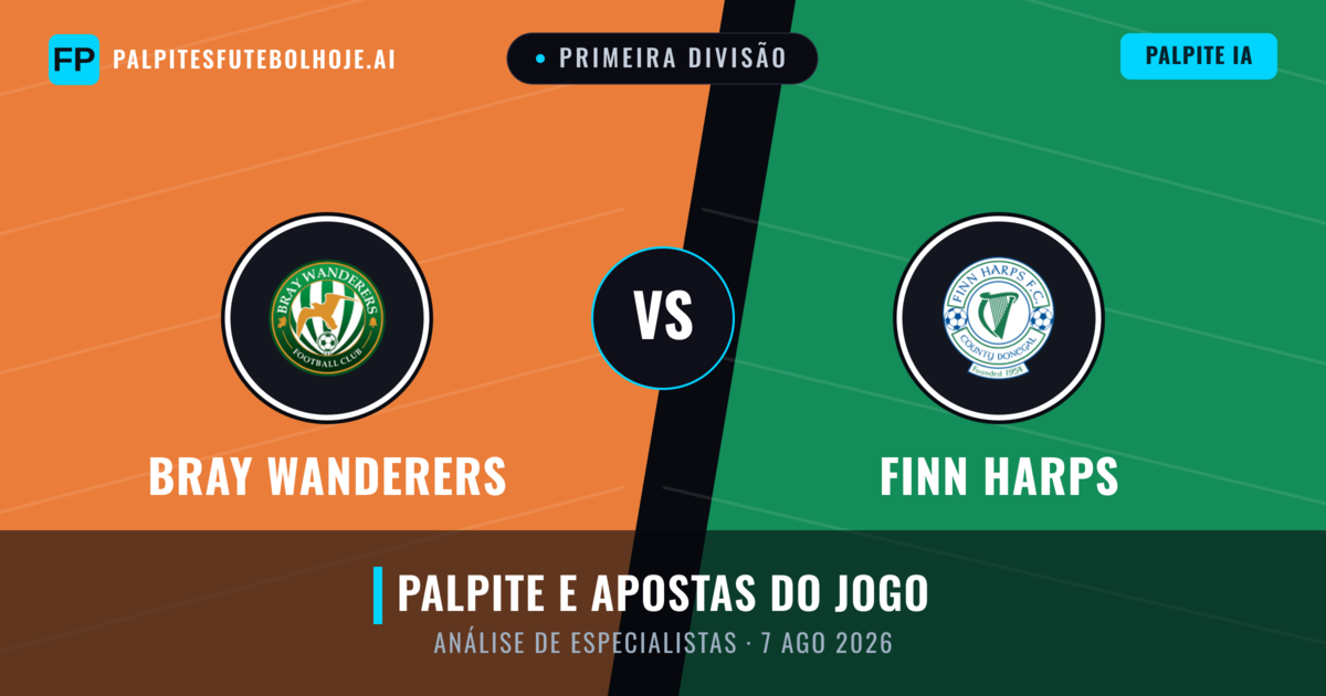 Bray Wanderers vs Finn Harps — prognóstico e prévia do jogo