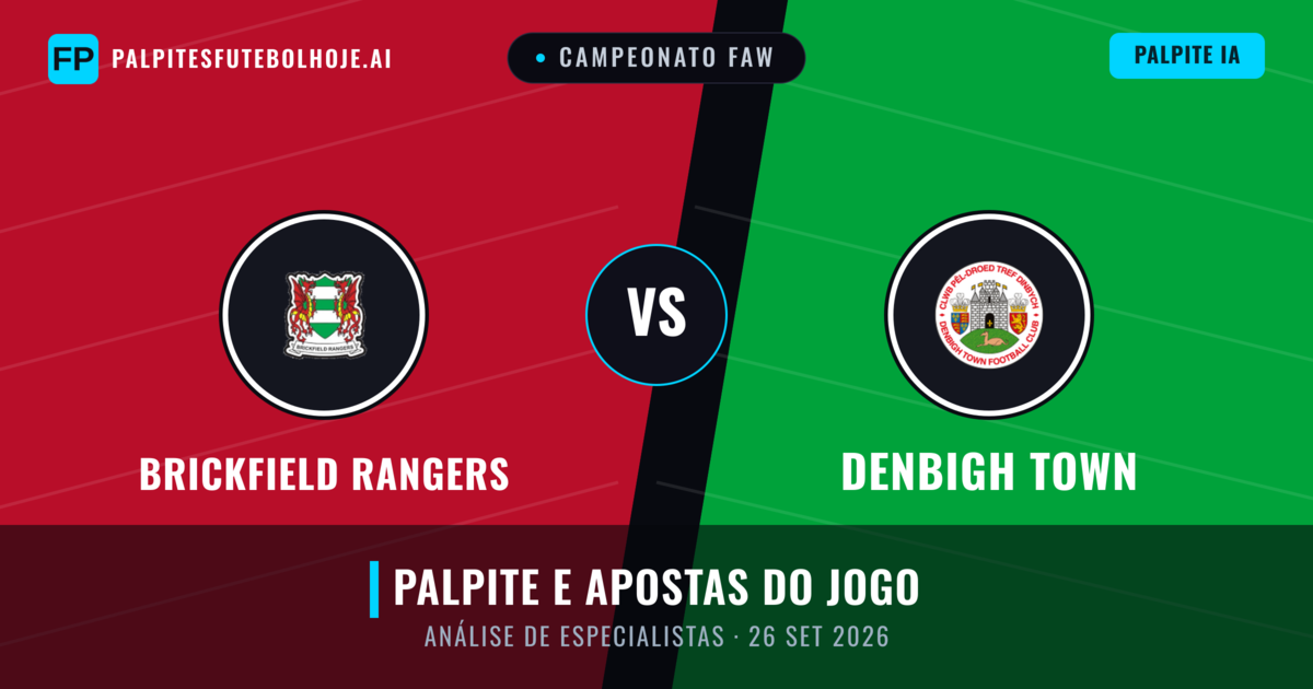 Brickfield Rangers vs Denbigh Town — prognóstico e prévia do jogo