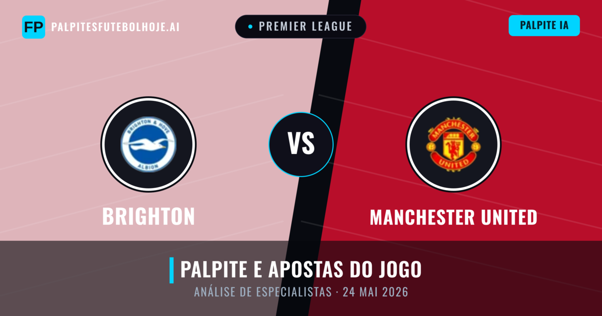 Brighton vs Manchester United — prognóstico e prévia do jogo