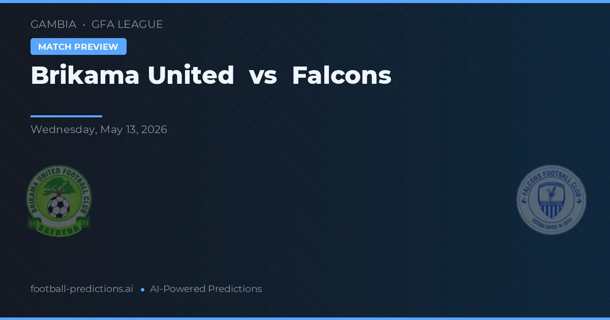 Brikama United vs Falcões — prognóstico e prévia do jogo
